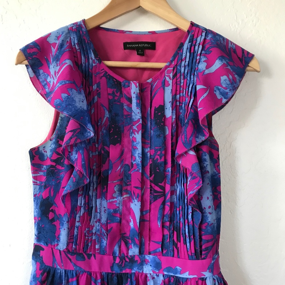 Banana Republic Floral Spring Summer Dress